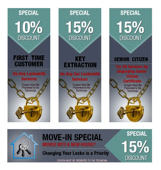 Van Nuys Locksmith Service Van Nuys, CA 818-737-2241 - coupon1-set-four